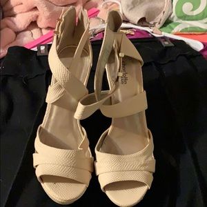 Charlotte Russe wedges! Goes with anything!